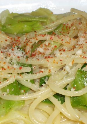 フライパン1つでキャベツアンチョビパスタ-レシピのメイン写真