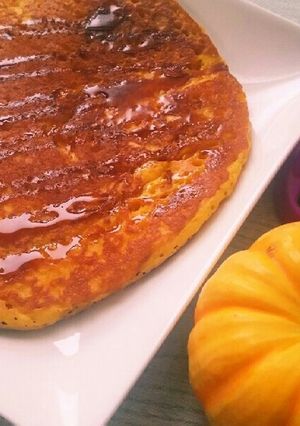 ずぼら生かぼちゃハロウィンホットケーキ！-レシピのメイン写真