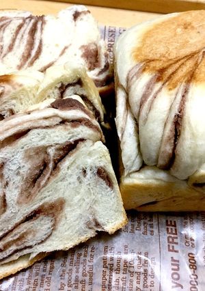 ふわもち！あん食パン【簡単手捏ね】-レシピのメイン写真