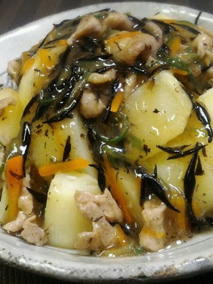 ほくほく塩煮じゃが芋☆豚肉ひじきあんかけ-レシピのメイン写真