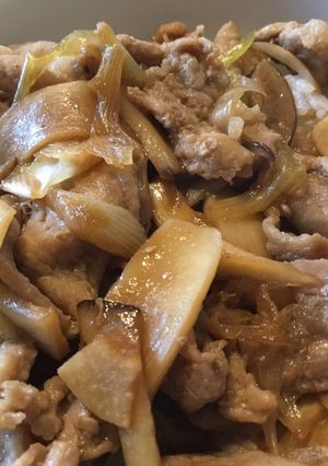 豚肉とキノコのどんぶり-レシピのメイン写真