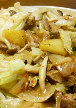 キムチで肉野菜♪-レシピのメイン写真