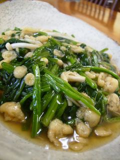 ほうれん草とあげ玉のとろとろ煮-レシピのメイン写真