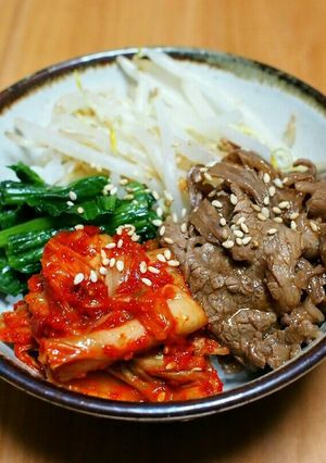 簡易ビビンバ丼-レシピのメイン写真