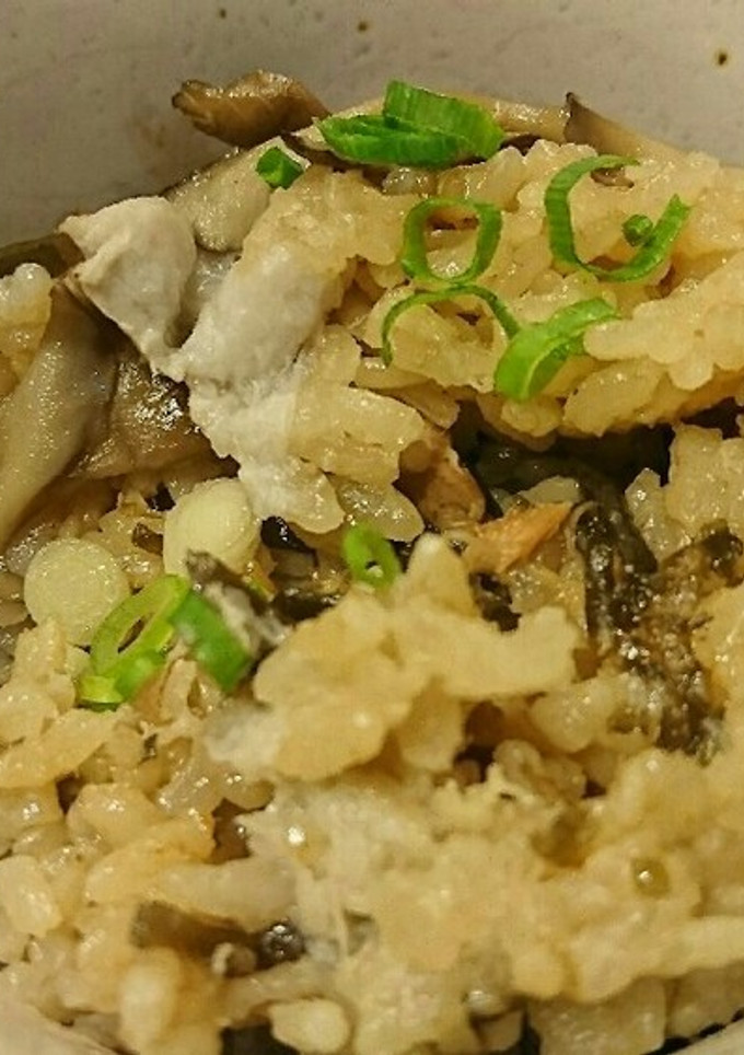 里芋とマイタケの炊き込みご飯-レシピのメイン写真