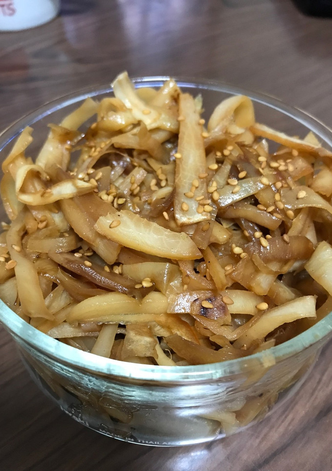 皮は冷凍してストック☆お酢で大根の皮炒め-レシピのメイン写真