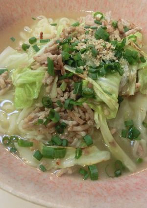 シャキシャキきゃべつとミンチのとろみ麺-レシピのメイン写真