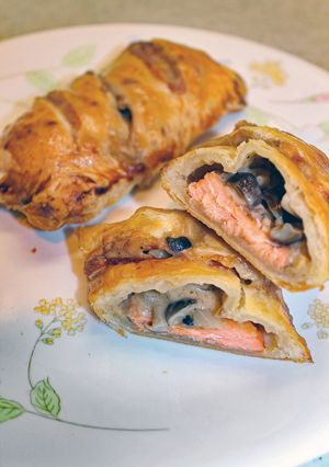 簡単ご馳走パイ♪　サーモングラタンパイ-レシピのメイン写真