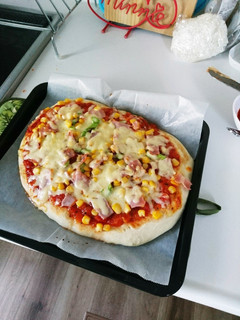 手作りピザ-レシピのメイン写真