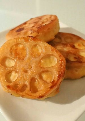 甘辛たれのれんこんのはさみ焼き♡-レシピのメイン写真