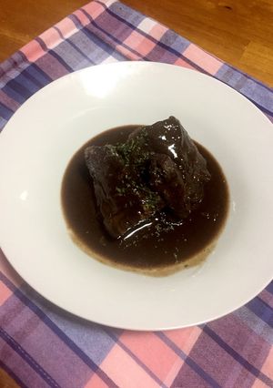 牛肉の赤ワイン煮込み【甘めで濃厚タイプ】-レシピのメイン写真