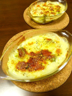 簡単!エビグラタン☆インスタントスープ-レシピのメイン写真