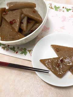 生芋こんにゃくのピリ辛炒め-レシピのメイン写真