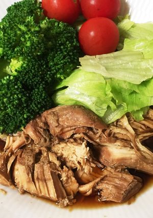 炊飯器でジューシー胸肉♩-レシピのメイン写真