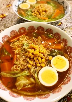 とろ～り野菜あんかけ味噌ラーメン-レシピのメイン写真