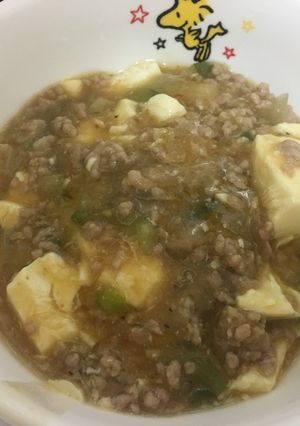 ラーメンスープの素で麻婆豆腐-レシピのメイン写真