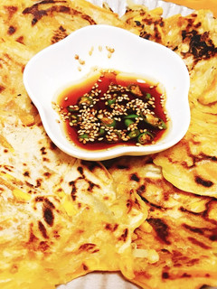 お好み焼き粉deかぼちゃチヂミ-レシピのメイン写真