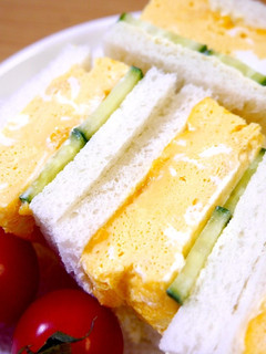 レンジで簡単☆厚焼きたまごサンド-レシピのメイン写真