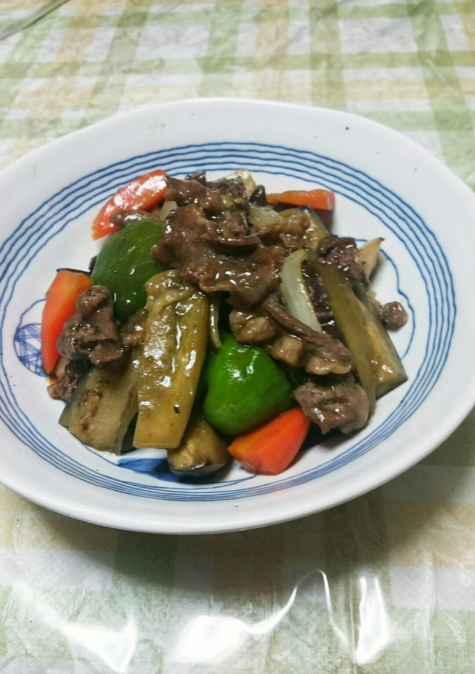 なすと牛肉♪焼肉のたれで中華炒め☆-レシピのメイン写真
