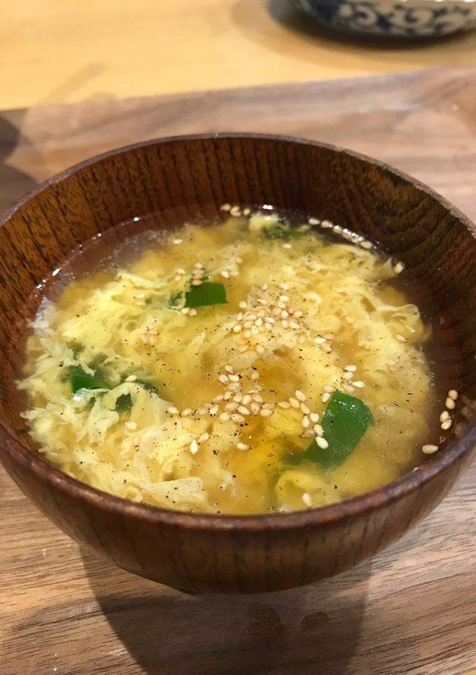 一手間でふんわり♪青梗菜と卵の中華スープ-レシピのメイン写真