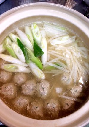 美味しい♡食感がいい 鶏&豚の肉だんご鍋-レシピのメイン写真