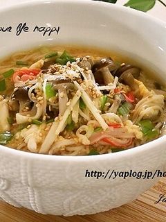 ふんわり卵&しめじ☆にゅうめん-レシピのメイン写真