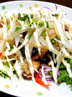 野菜と魚を美味しく!『サゴシの唐ポン』-レシピのメイン写真
