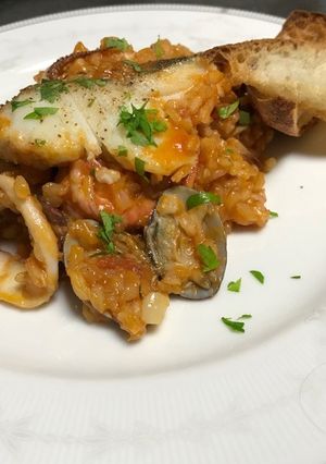 魚介たっぷりトマトリゾット-レシピのメイン写真