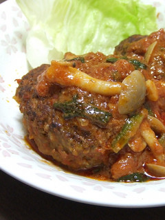 ハンバーグのトマト煮-レシピのメイン写真