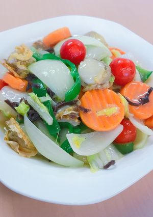 1日分の野菜★ベビーホタテの八宝菜-レシピのメイン写真