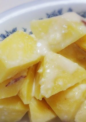 チーズの様な味わい♪薩摩芋の塩麹ミルク煮-レシピのメイン写真