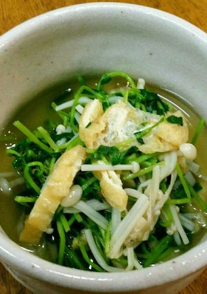 豆苗とえのきの煮浸し-レシピのメイン写真