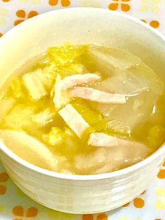 白菜たっぷり中華スープ-レシピのメイン写真