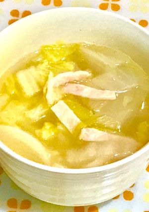 白菜たっぷり中華スープ-レシピのメイン写真