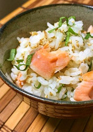 簡単！お弁当◎大葉と鮭の混ぜご飯-レシピのメイン写真