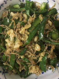 米粒麦とピーマンとじゃこの油炒め-レシピのメイン写真