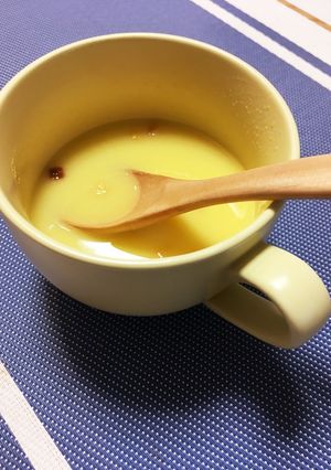 市販のコーンスープをまろやかに♪-レシピのメイン写真