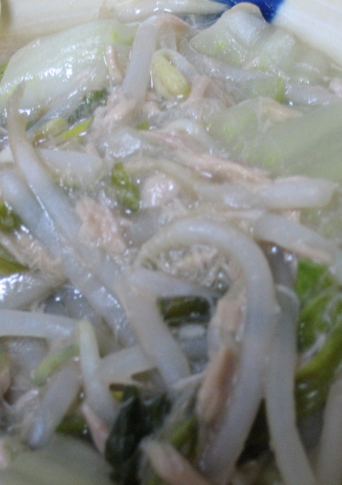 白菜ともやしのツナ炒め-レシピのメイン写真