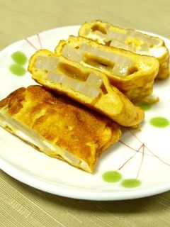 簡単!レンコンのダシ巻き卵-レシピのメイン写真