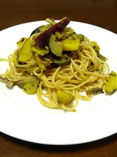 簡単!秋パスタ☆お茶漬けの素-レシピのメイン写真