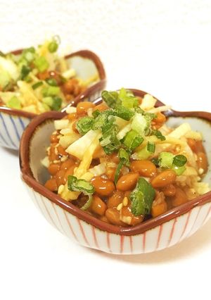 食感美味しい♡即席長芋納豆-レシピのメイン写真