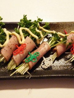 自家製カイワレ☆ハム巻き-レシピのメイン写真