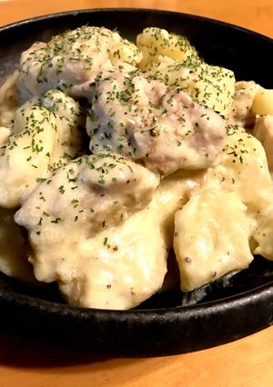 鶏肉とじゃがいもマスタードクリーム煮-レシピのメイン写真