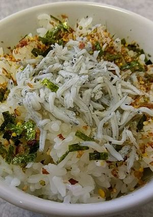 しらす干しふりかけご飯☝火を使わない丼♥-レシピのメイン写真