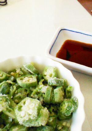 冷凍オクラ➡そのまんま食べ？！-レシピのメイン写真