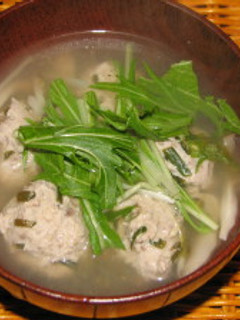 疲れた体に優しい『鰯のつみれ汁梅風味』-レシピのメイン写真
