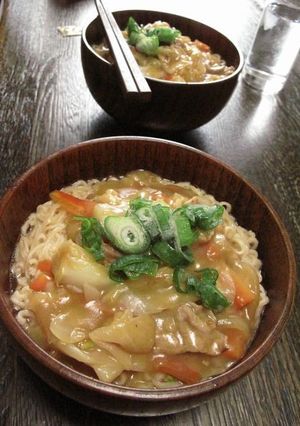 とろとろ野菜あんかけ醤油ラーメン-レシピのメイン写真