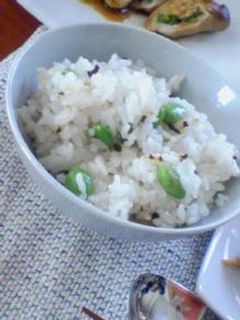 枝豆と塩昆布の混ぜご飯-レシピのメイン写真