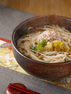 かにと湯葉のあんかけ温麺(うーめん)-レシピのメイン写真