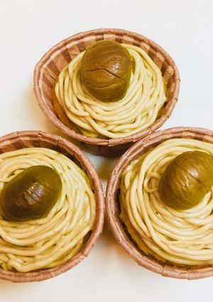 甘栗でモンブランクリーム✨安くて絶品❗️-レシピのメイン写真